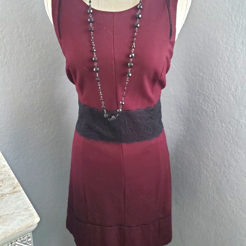 Trust poppy Burgundy business dress